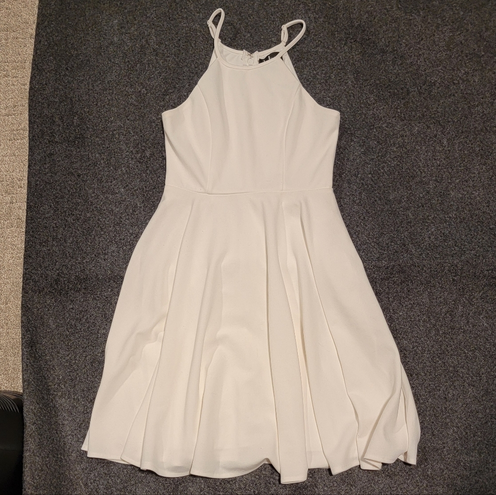Lulus white skater dress